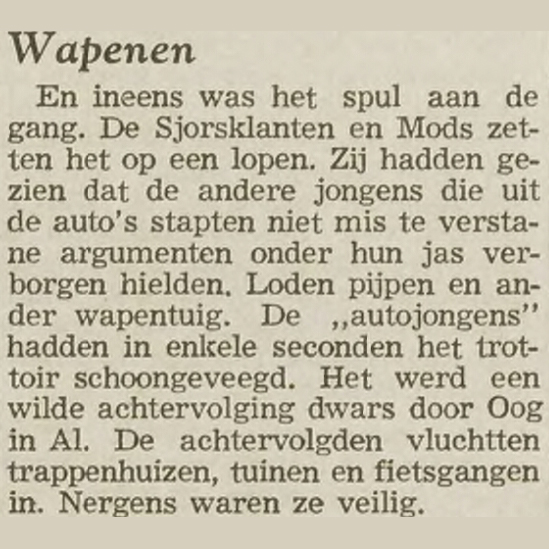UtrechtschNws's tweet photo. Het Herderplein in Oog in Al is toneel van heftige rellen tussen sjorsklanten en vetkuiven. (1965) https://t.co/hMstUi0zrk