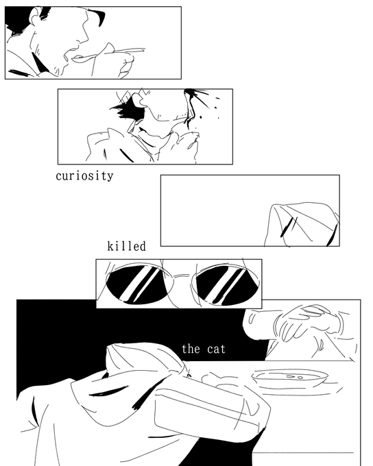 curiosity killed the cat
#AceAttorney 
-a what if scenario where kristoph kills phoenix but he still gets caught while being haunted by him 