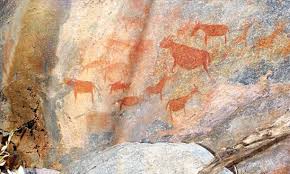 We're jumping over the Atlantic to the African continent tonight, to visit the Tsodilo Hills in Botswana. It's a UNESCO World Heritage Site with over 4500 rock paintings dating back thousands of years. Some are believed to date as far back as 24,000 years.