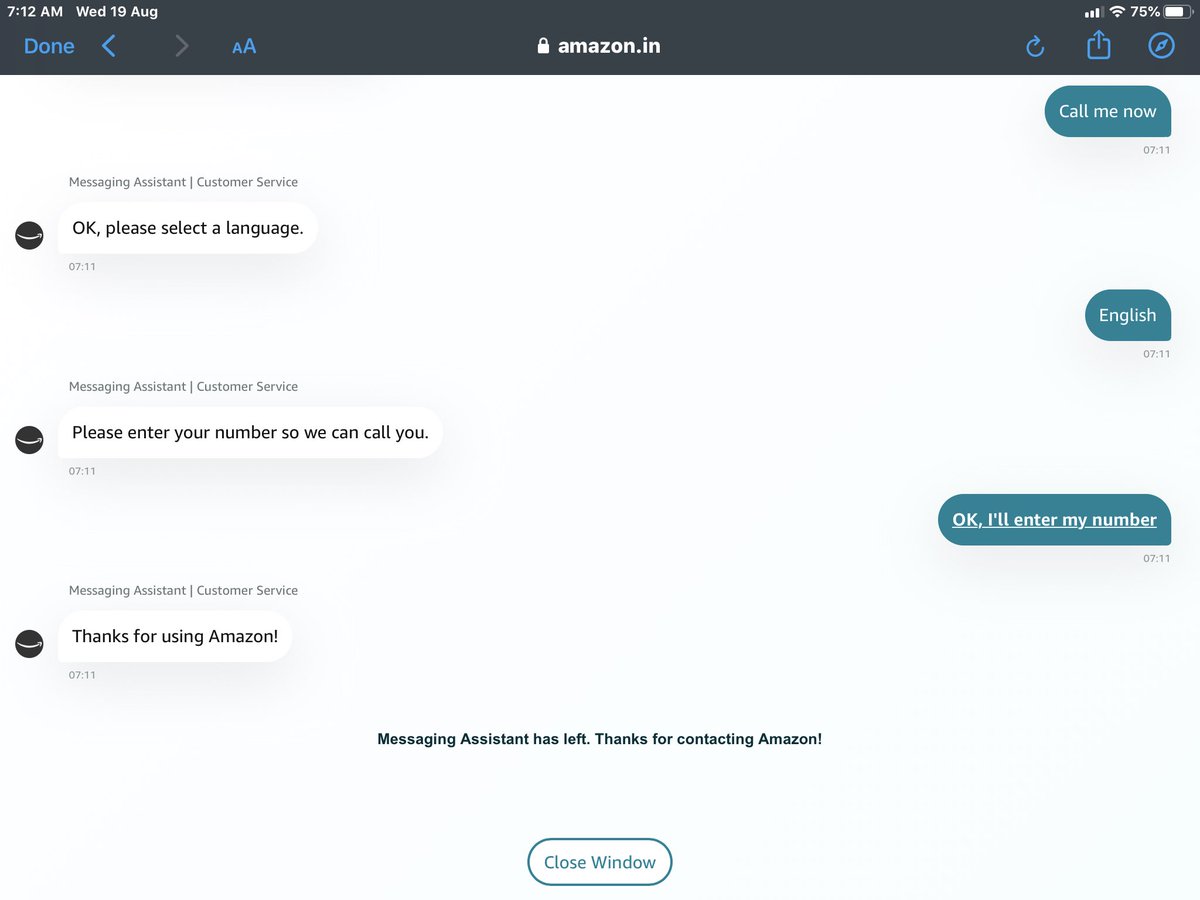 bittyvarghese's tweet photo. @AmazonHelp I did chat and the reply was weird. Plz see the screenshot below. https://t.co/qsvpWEq0hr