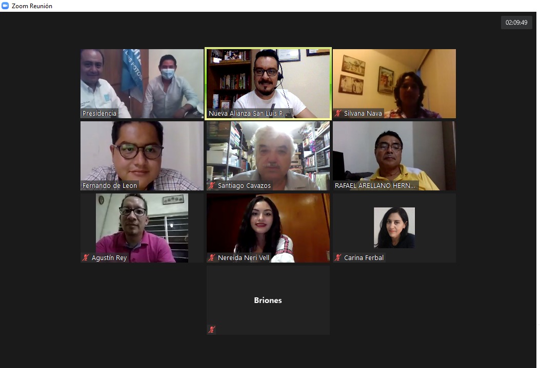 NASanLuis's tweet photo. Reunión virtual del Instituto de Educación, Capacitación e Investigación Política, Social y Económica de Nueva Alianza San Luis Potosí.
El trabajo no se detiene y el fortalecimiento de la estructura mucho menos.
#NASLP
#HomeWorking
#QuédateEnCasa
#NuevaNormalidad https://t.co/u2JlwByBc3