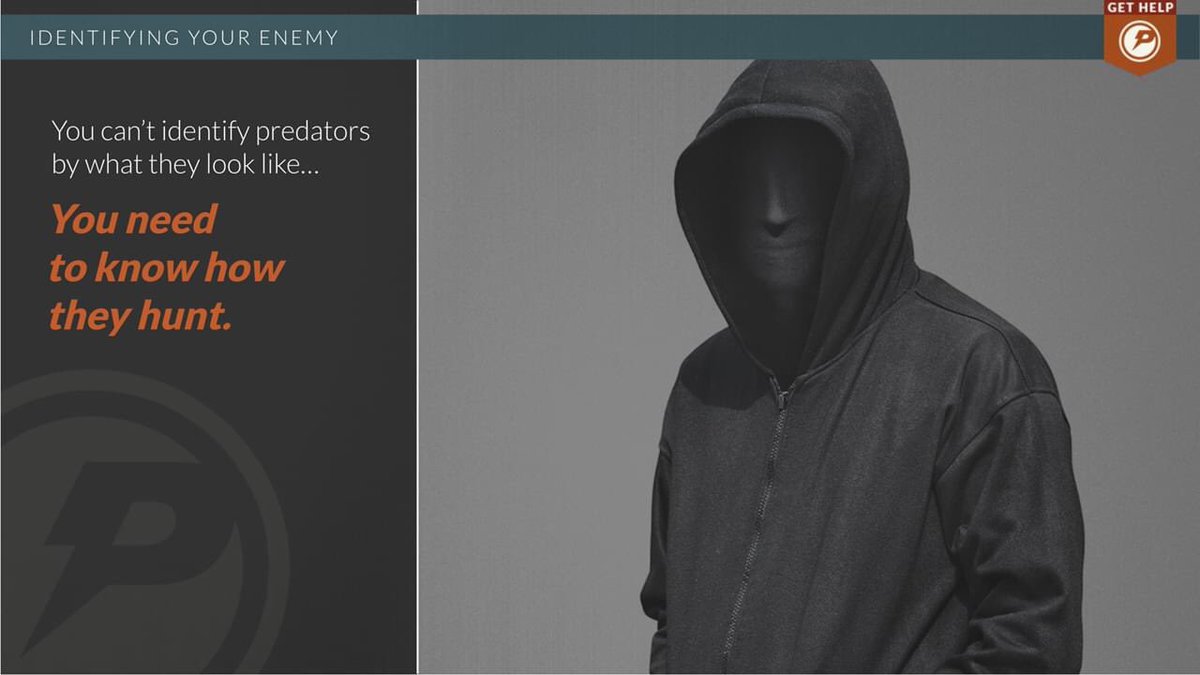 POP_PROGRAM's tweet photo. Join us tomorrow as we learn how to identify who the enemy is. You can't identify a predator by what they look like...you need to know how they hunt! #poweroverpredators #didyouknow #preventabuse #preventioneducation #equip #empower #advocate #move #MACE #whatsyourmove https://t.co/QQ5TQ7eQet