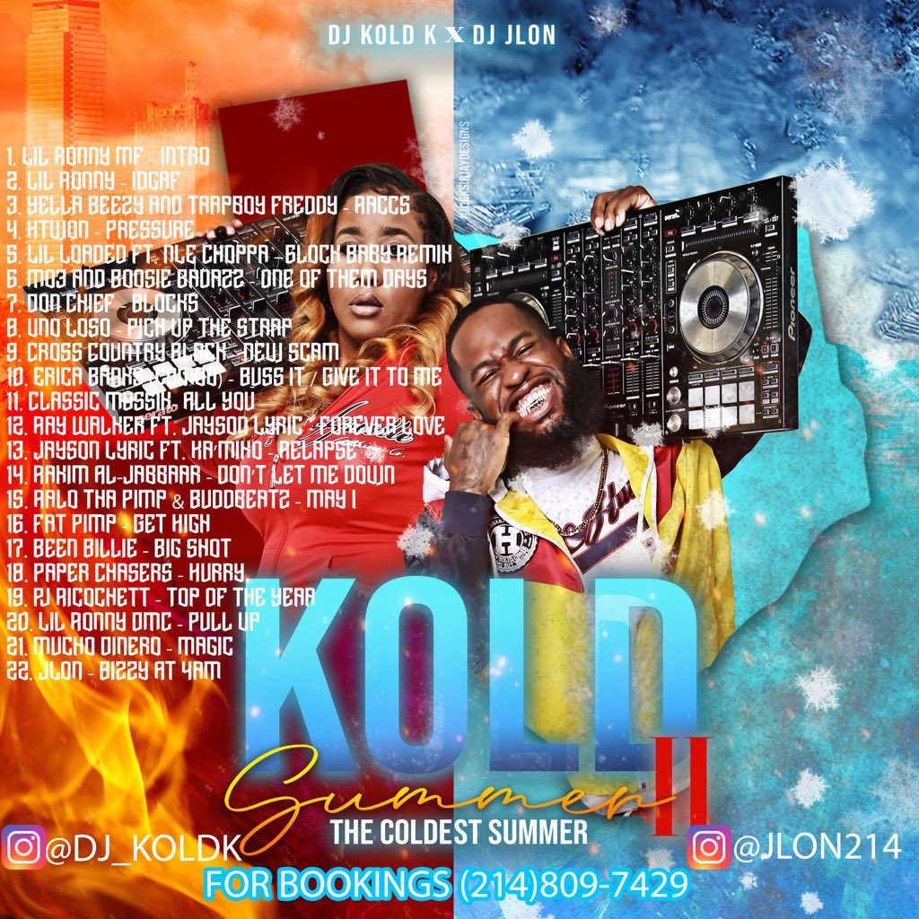 djkoldk's tweet image. Out Now on #SoundCloud
Kold Summer Vol 2 with @JustinLondon214 
#DallasMusic
#dallasdjs #Dallas #Texas