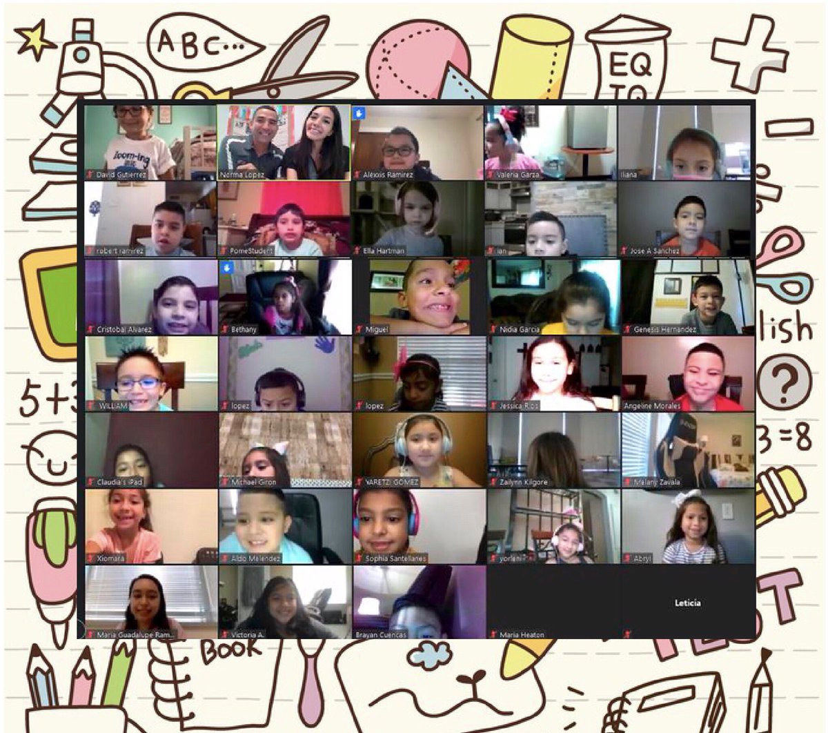 Happy 1st day of virtual school!
