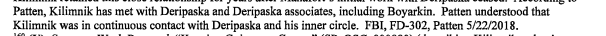 41/ P. 42: So we have Putin in continuous contact with Deripaska, Deripaska in continuous contact with Kilimnik, Kilimnik in continuous contact with Manafort, Manafort in continuous contact with Trump. Not complicated: a *very* reliable, tight, closely held pre-election pipeline.