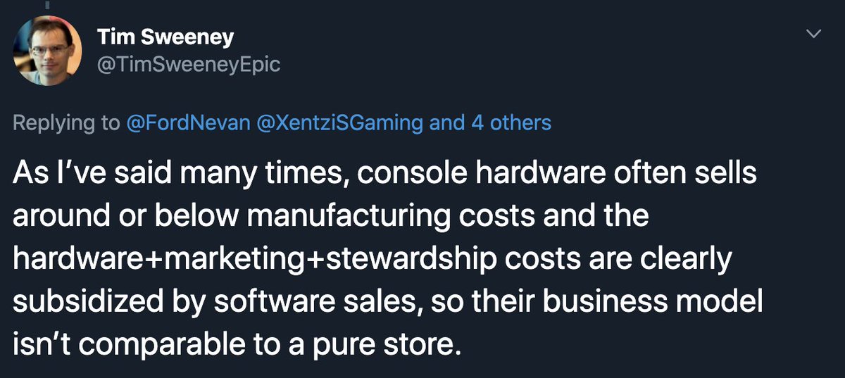 2. As per above, consoles are not essential and there is a rationale for the 30% fee given the business model of consoles. Especially as the platform fee will include things like manufacturing (in the case of physical games) and marketing.