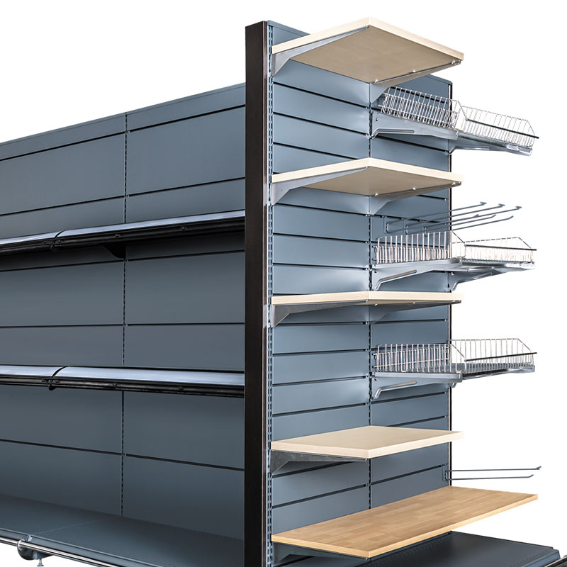 Supermarket Shelves with 25mm pitch hole system will satisfy you. hshelf.com/supermarket-sh… #supermarketshelving