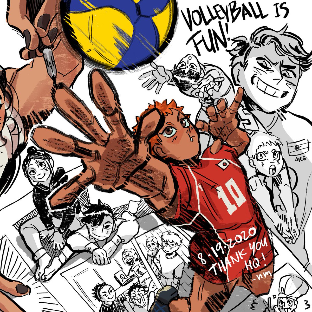 #ハイキューの日 

"Yesterday you were the defeated, what have you become today?" 

To celebrate HQ day I decided to reimagine my favourite spread from the entirety of chapter 402... Thank you Furudate-sensei, for teaching me about the joys of volleyball ;w; <3 