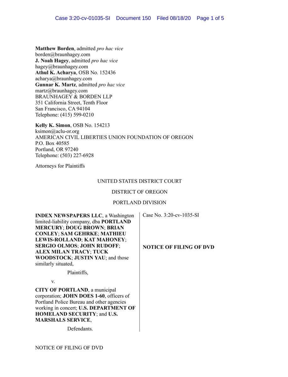 I do not know how the Fed Defendants respond to this, dozens of videossocial media post. It is incredibly difficult to argue against what you can read, see & hear with your own eyes.remember the court is expected to rule on the preliminary injunction https://ecf.ord.uscourts.gov/doc1/15117648124