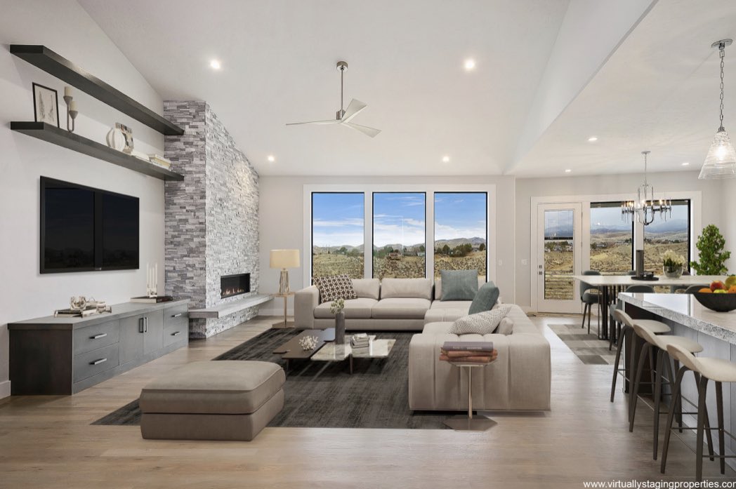 housingmuse's tweet photo. Check out this before-after from #homestaging pro Krisztina Bell. Can you even tell it’s been #virtuallystaged? Another contactless way to stage a property in #RealEstate during a pandemic. Story link: https://t.co/JupgyIATw0 https://t.co/PZjtu3s72z