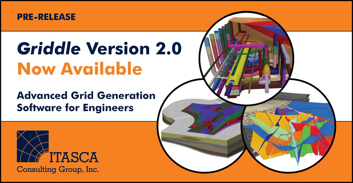 Griddle 2.0 Pre-release Now Available. Learn more at itascacg.com/griddle.

#itascacg #griddle #meshing #grids #flac3d #3dec #rhino3d #numericalanalysis #simulationsoftware