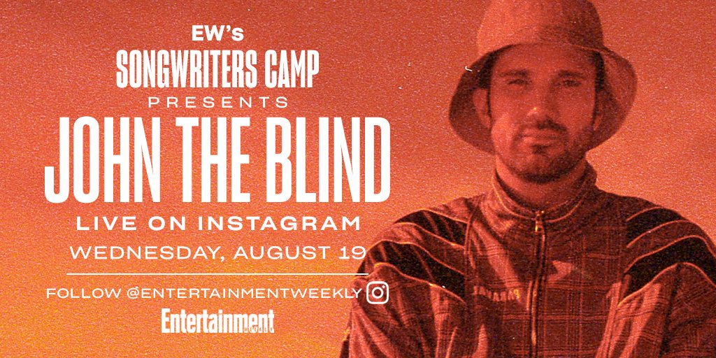 EW's tweet image. Tomorrow at 1pm ET/10am PT, @JohnHenryRyan is going LIVE on our Instagram to dive into his new EP, 'John the Blind II,' and school us on how he creates hits for himself and artists like John Legend, Maroon 5, and more! 

Have questions for him? ⬇️ instagr.am/entertainmentw…