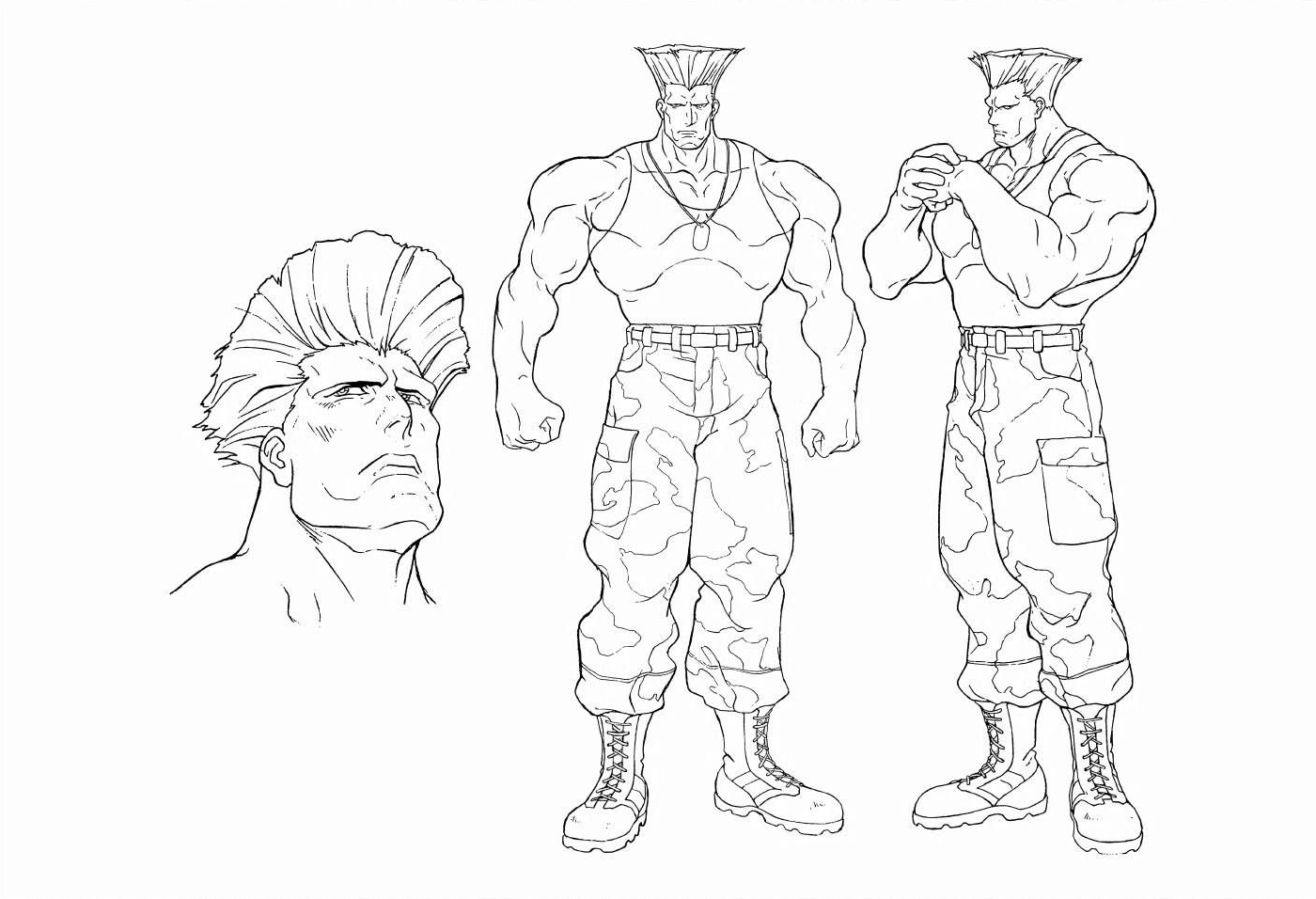 Street Fighter II Movie Guile Key Art by michaelxgamingph on