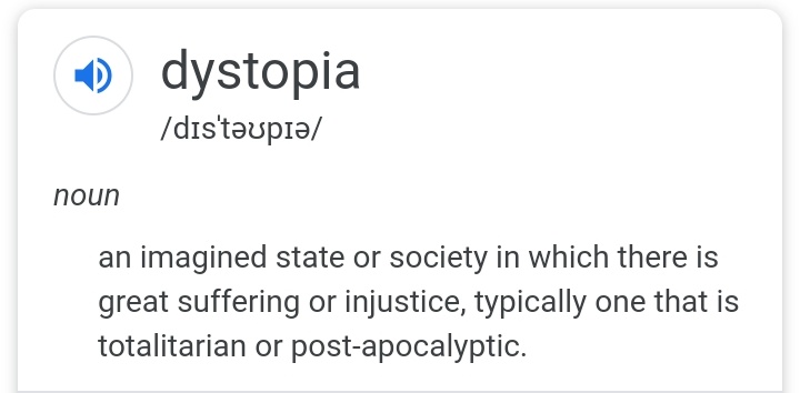 -Sounds familiar, uh?Back to the story, to put it simply, everyone was living in peace in this world without useless wars (utopia), but one day darkness takes over and turns the once peaceful world into a world full of hatred (dystopia)-