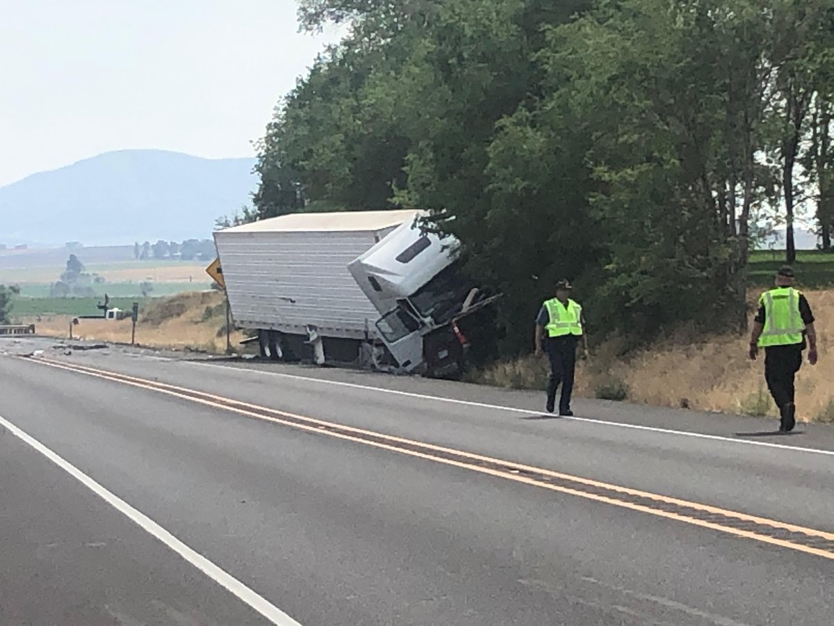 The Jefferson County Sheriff has confirmed one person died in a semi vs. car crash at Highway 97 and Bear Drive near #Madras.