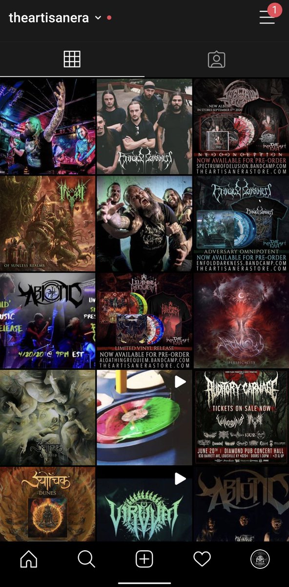 Follow us on #instagram #theartisanera

#technicaldeathmetal #deathmetal #progressivedeathmetal #extrememetal
