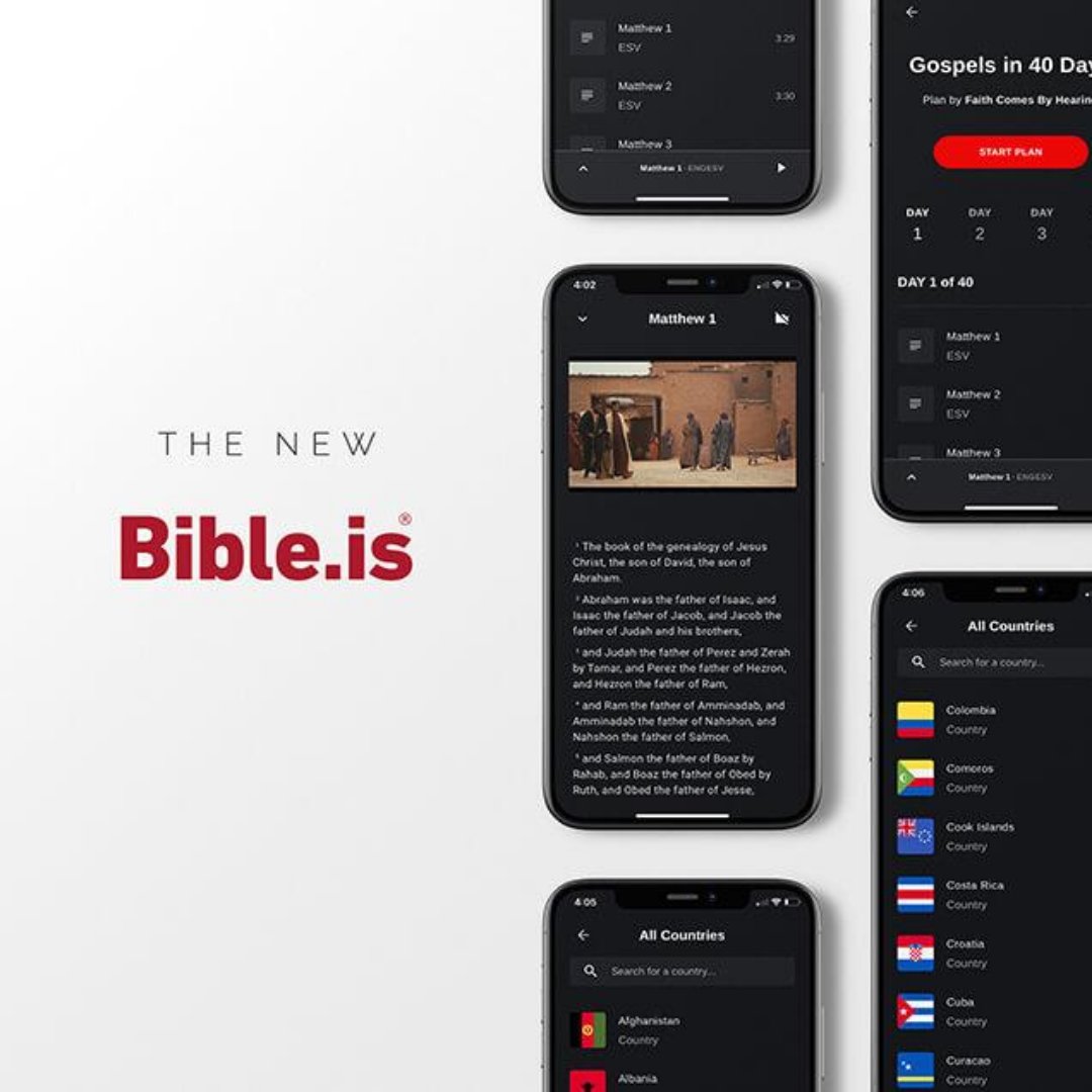 Need a fresh way to engage with the Bible? Check out our revamped Bible.is app! Hear, see, and share the Word of God like never before. 
Download for Android: s.fcbh.com/BibleisAppAndr…
Download for iOS: s.fcbh.com/BibleisAppiOS