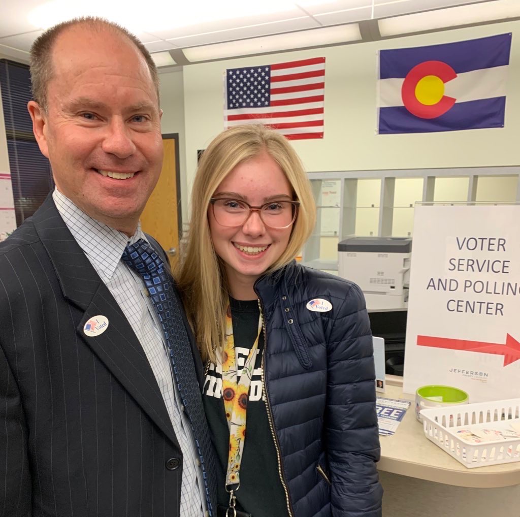 DurkinforDA's tweet photo. Thankfully the 19th Amendment was passed 100 years ago so that my daughter can vote today. #womenssuffrage https://t.co/NStadtiszw