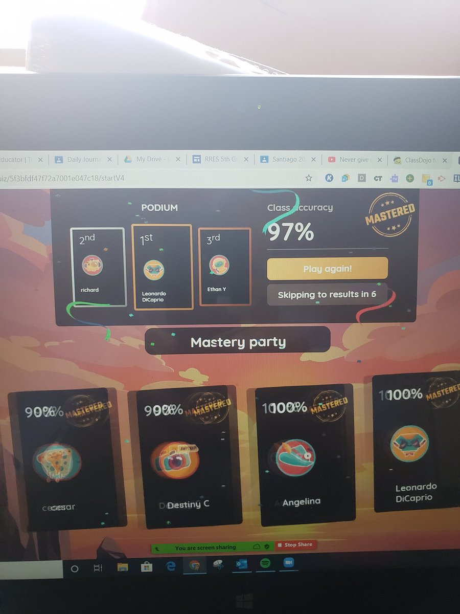 rjsirishfan's tweet photo. The force is strong with my 4th graders. Already achieved 97% class accuracy using The Fast and the Curious method for learning vocabulary. #EDUProtocols https://t.co/mCPMhAAyqK
