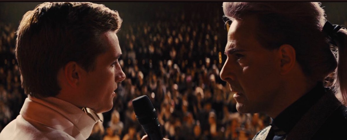 iemcarstairs's tweet photo. it’s the way peeta mellark pulled the ‘if it weren’t for the baby’ card outta nowhere, plunging the entire capitol into chaos with nothing but his wits, he really was THAT bitch https://t.co/quzQ70juHF