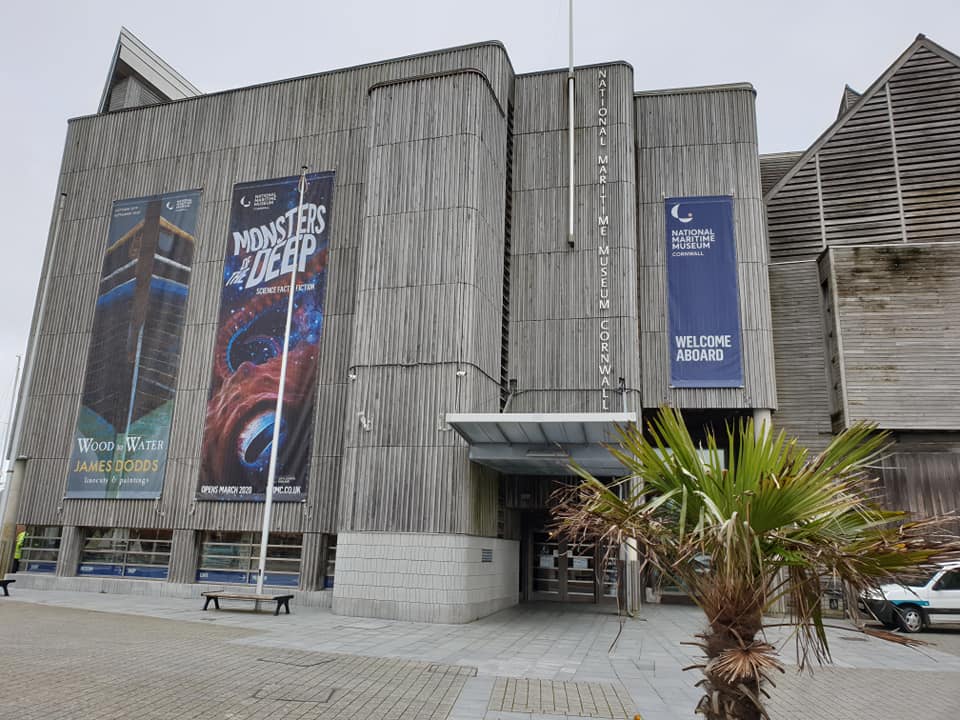 FINALLY, here’s a reminder that a sea monster museum exhibit I co-curated has just opened at  @TheNMMC  #Falmouth. It’s not about  #Nessie but you’ll like it if you’re at all interested in  #monsters or  #cryptozoology.