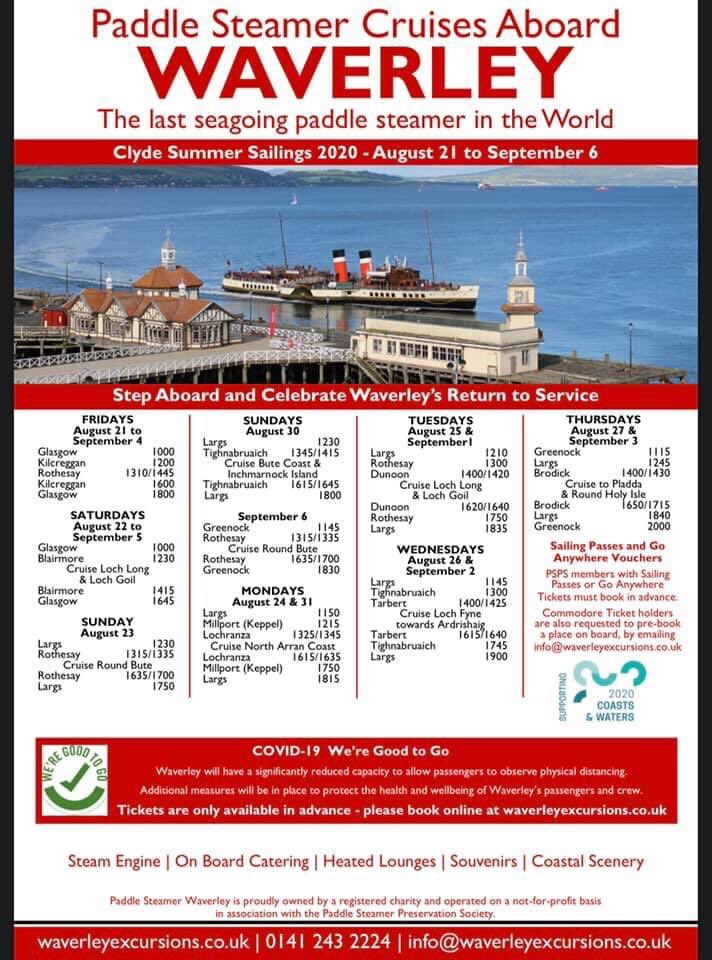 sambababe's tweet image. Exciting holiday plans already with a sail booked on #Waverley and an afternoon fishing trip on #LochGoil First weekend will be spent making a new boat cover for our speedboat then hopefully some kayak time #activeholidays