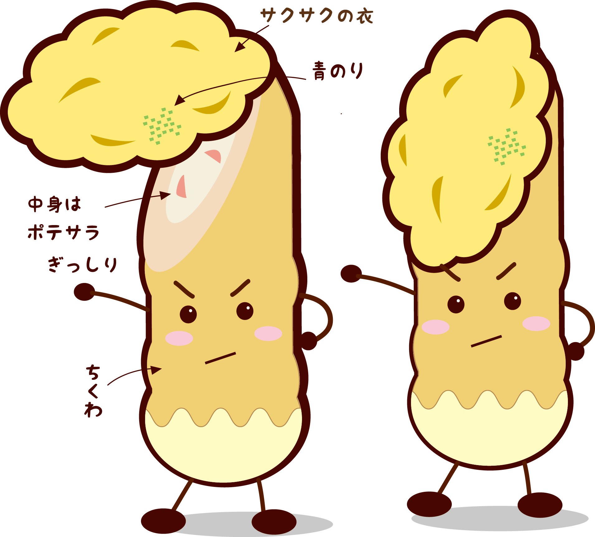 おべんとうのヒライ 公式 毎日暑い日が続きますね 突然ですが このツイートのアイコン ちょっと気になりませんか 実はヒライの公式キャラクターなんです ちくわサラ太 といいます そうです ヒライ名物 ちくわサラダ を モチーフにした