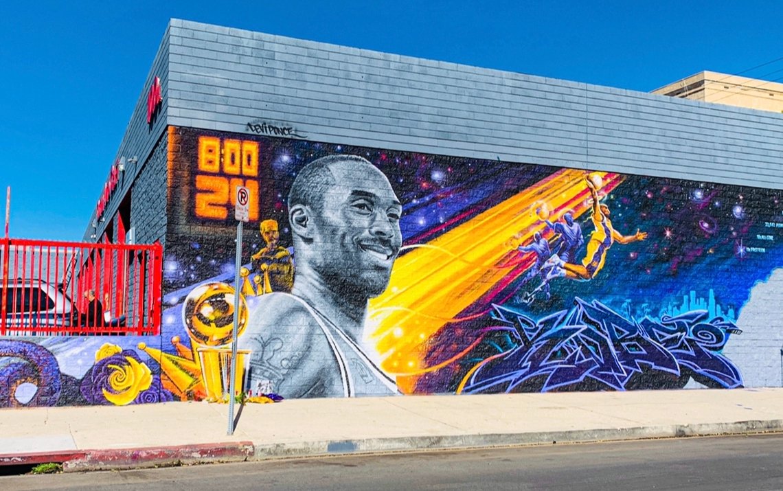 Kobe & Gianna Bryant Murals on X: Late 90s Mamba style   / X