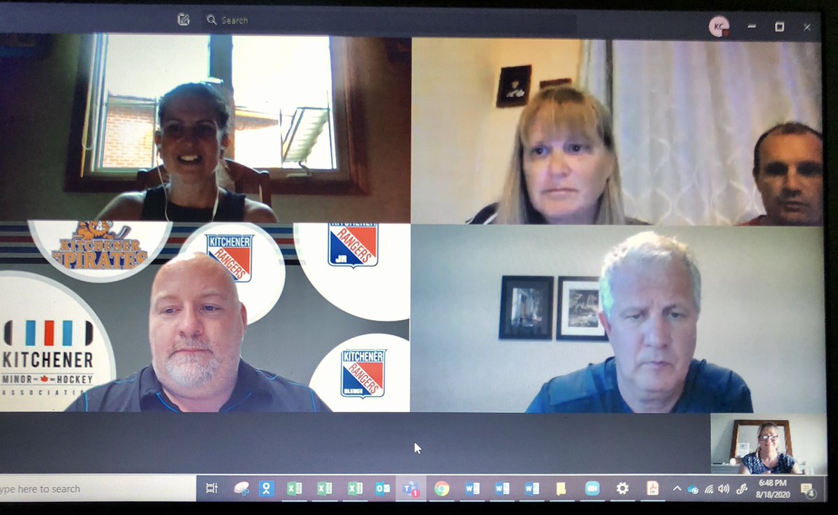 KMHA_All's tweet image. Teams meetings happening regularly as KMHA works on the Return to Play for the #InitiationProgram and #IcePirates Looking forward to being back, while it won’t be a normal year, we will make it fun! @PretykeBill