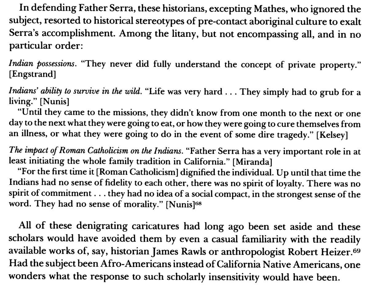 According to the Tekakwitha Conference of Native Catholics the report was "grossly inaccurate and totally misrepresent[ed] the native understanding of its own history and culture." This is perhaps illustrated most egregiously here:3/