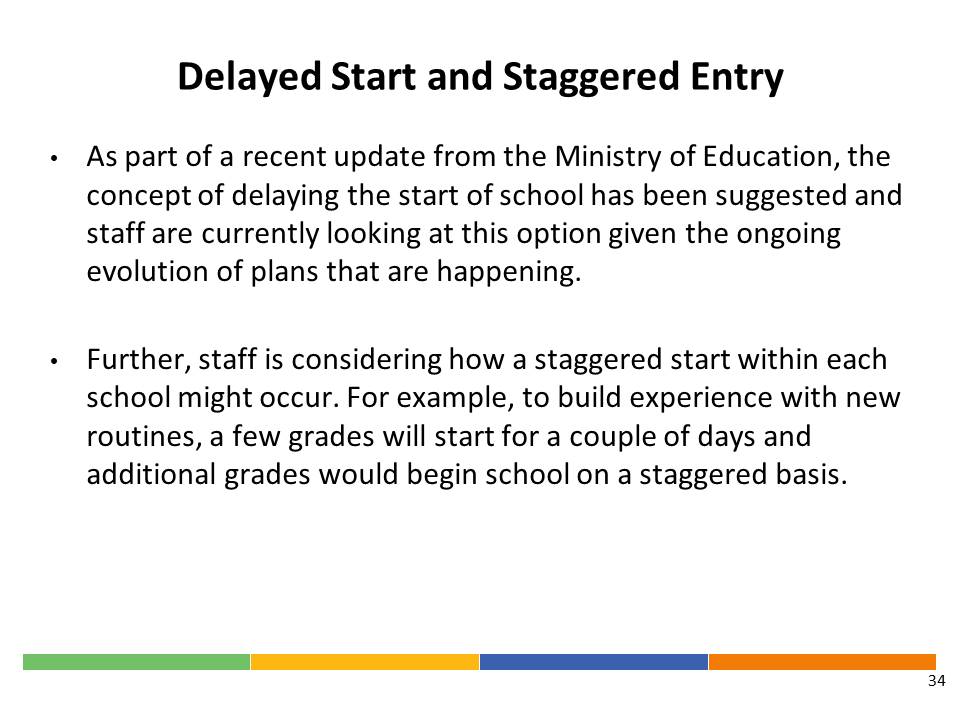 Delayed start and staggered entry - (really support this!)