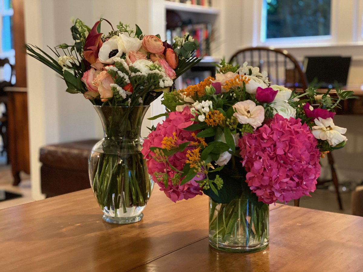LCrampsie's tweet photo. Surprise light and bright today from @Ogilvy and my #AdHero @Cavallokristen. Class acts. Beautiful flowers. #ThankYou https://t.co/mpnGi2z9sK
