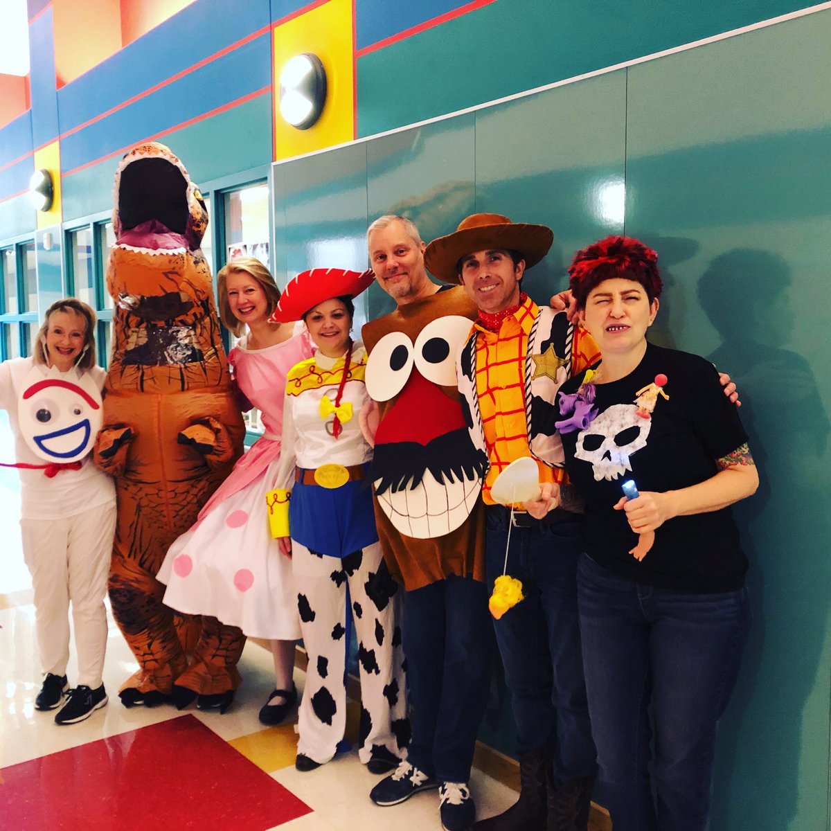 CastleSpecials's tweet photo. We are crazy excited to see your faces (and just plain crazy, too) @CastleHillsES @LewisvilleISD @CastleHillsPTA #specials #specialsteachers https://t.co/6GmRfYiBTW
