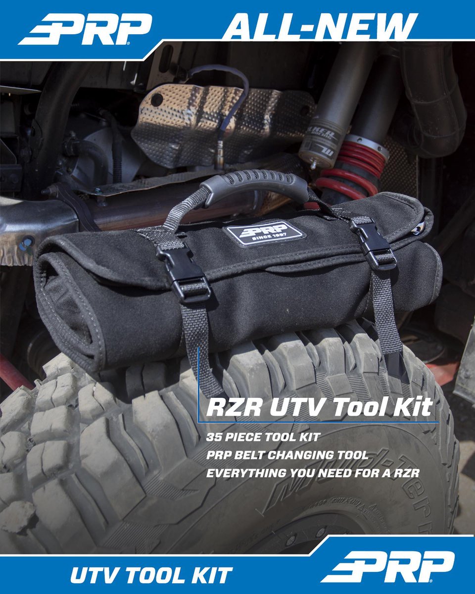 Ultra4USA's tweet photo. The Ultimate RZR Tool Kit is here! Under $250 and can fix just about everything on your Polaris RZR! This kit also comes with out RZR Belt Changing Tool! The last tool@kit you’ll need!⚡️😎 // #prpseats https://t.co/ah4XyCJX7c