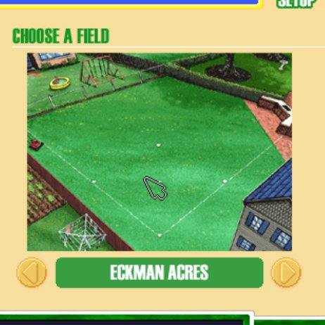 where do you want tonight's game to be played? gonna have two polls but the field with the most total votes will host tonight's game, so vote!1. Steele Stadium2. Sandy Flats3. Tin Can Alley4. Eckman Acres