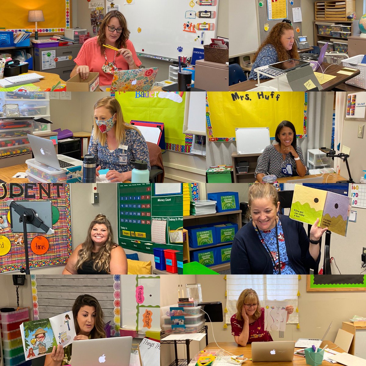 OPS_Dundee's tweet photo. Remote Learning Day 1 ✅ 
Amazing, incredible, tired teachers? ✅
Ready to do it all over again tomorrow? ✅✅

Great work today Wildcats! See you tomorrow on Teams! 💙🐯💛 #DundeeProud https://t.co/gk46fmsyWD