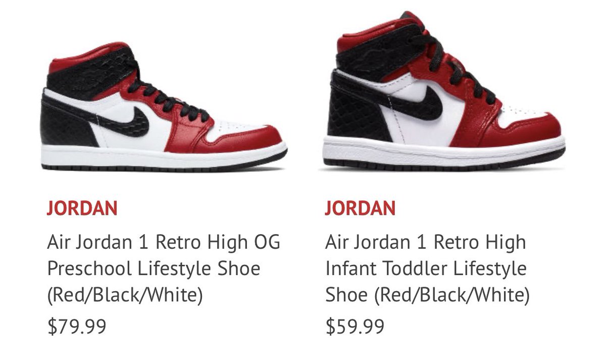 Snkr Twitr Kids Jordan Retro 1 High Og Satin Red Ps T Co Ratyi30fvp Td T Co Qbwzkic9yk Ad