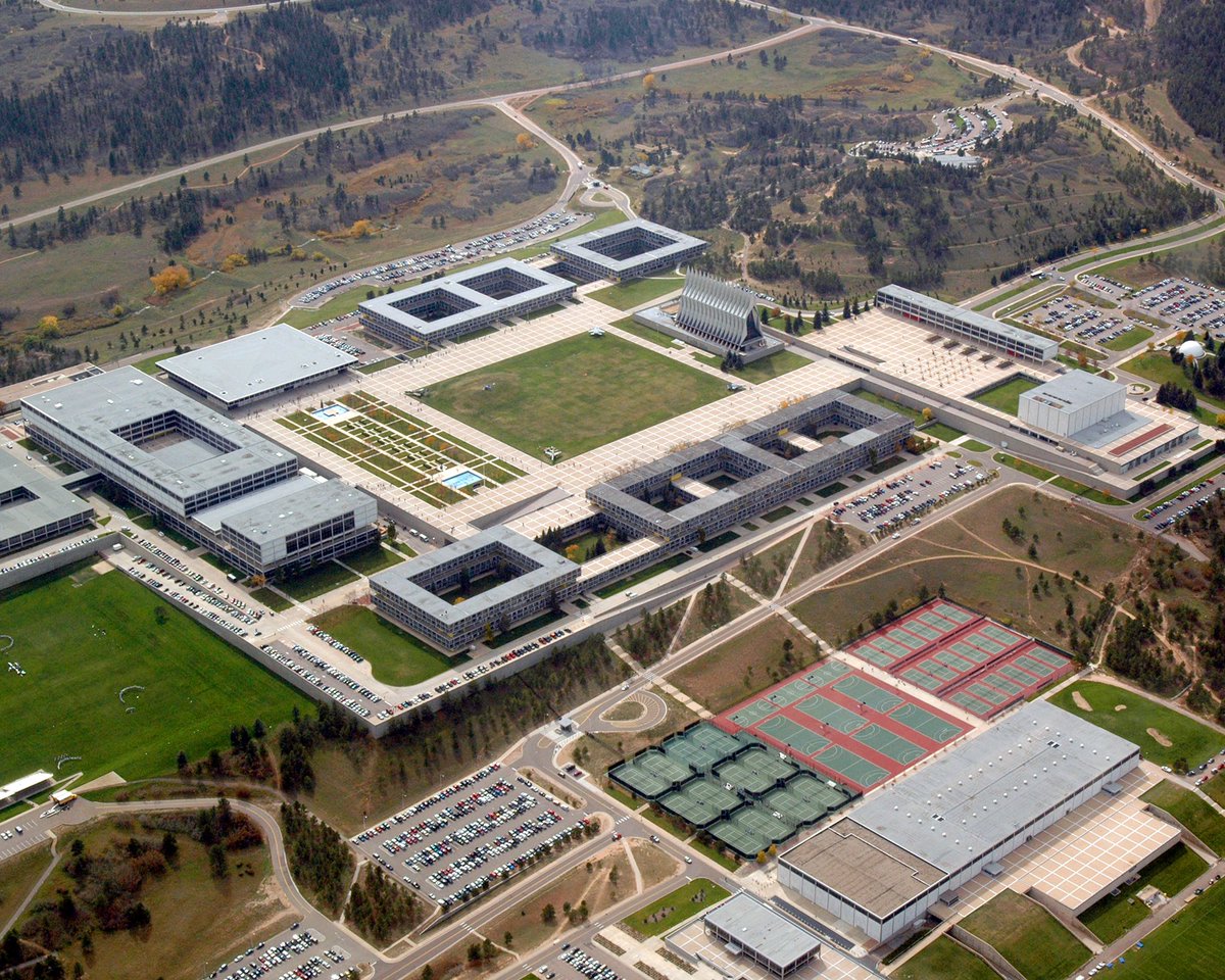 AF_WBB's tweet photo. The Academy stands as the biggest public campus in the country - 18,500 acres to be exact! It really doesn’t get better (or bigger!) than this! #LetsFly⚡️ https://t.co/2szi0l4QXC