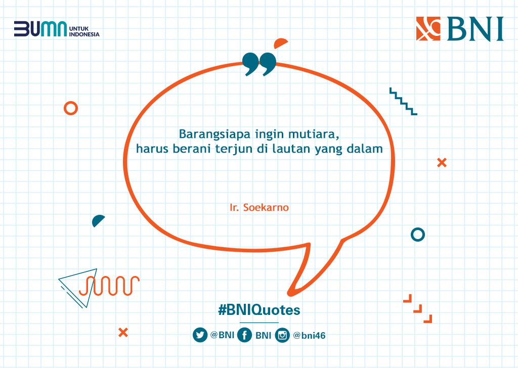 BNI's tweet photo. Tweeps, jangan takut untuk mewujudkan mimpimu #BNIQuotes https://t.co/bNWdf5Jqa9