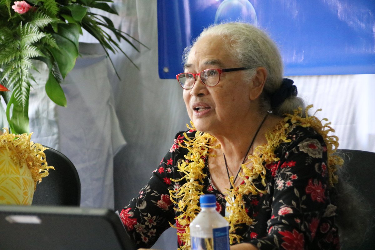 'An important issue today is the loss of experiential knowledge & skills among older folks, so future generations are facing a shortage of traditional knowledge, especially those relating to leadership & managerial skills' Prof. Konai H Thaman at Intergeneration Dialogue.