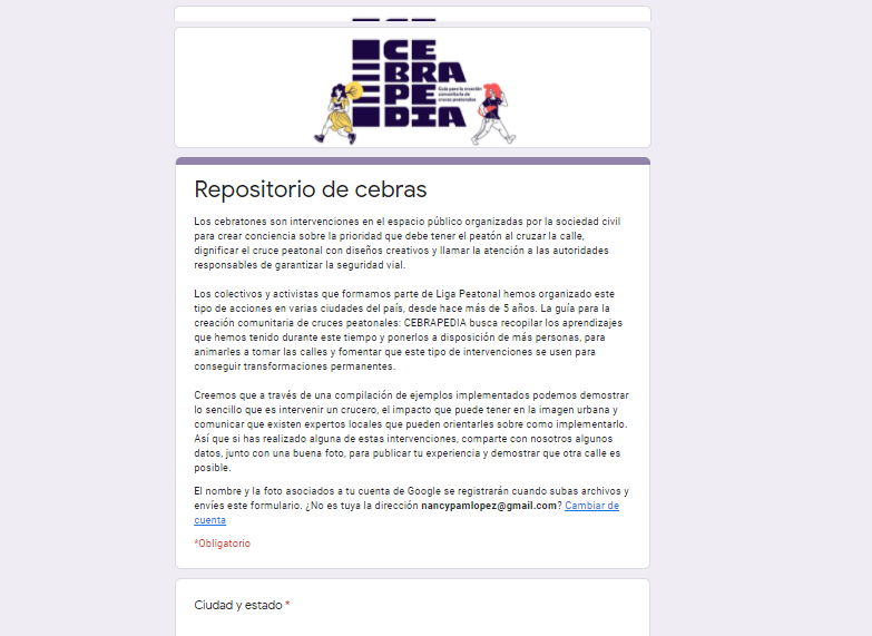 LigaPeatonal's tweet photo. Así que si has realizado alguna de estas intervenciones, comparte con nosotros algunos datos, junto con una buena foto, para publicar tu experiencia y demostrar que otra calle es posible. #CEBRAPEDIA #PintaTuCebra 

Formulario de ejemplos: 
https://t.co/G6wl1GoQ53 https://t.co/jrbKpzOxBL