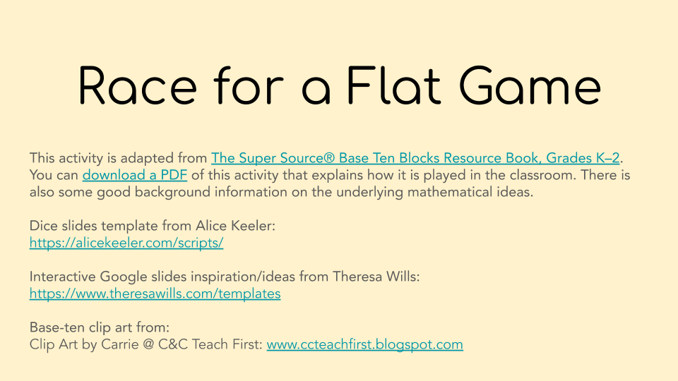 missrumphius's tweet photo. Just finished the digital version of Race for a Flat. Feel free to copy and adapt for your students.
https://t.co/8EzLZWfizM
#iteachmath https://t.co/I0byHCqbuP