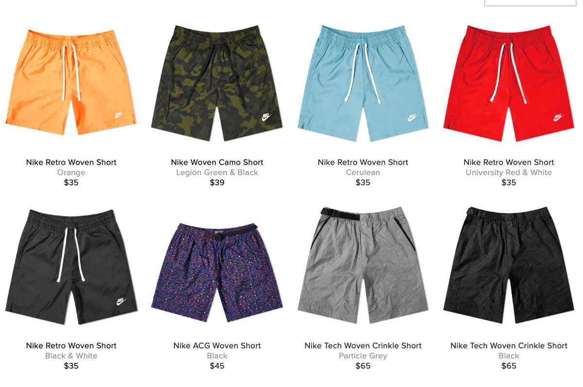Ad: Nike Sportswear Woven Shorts 