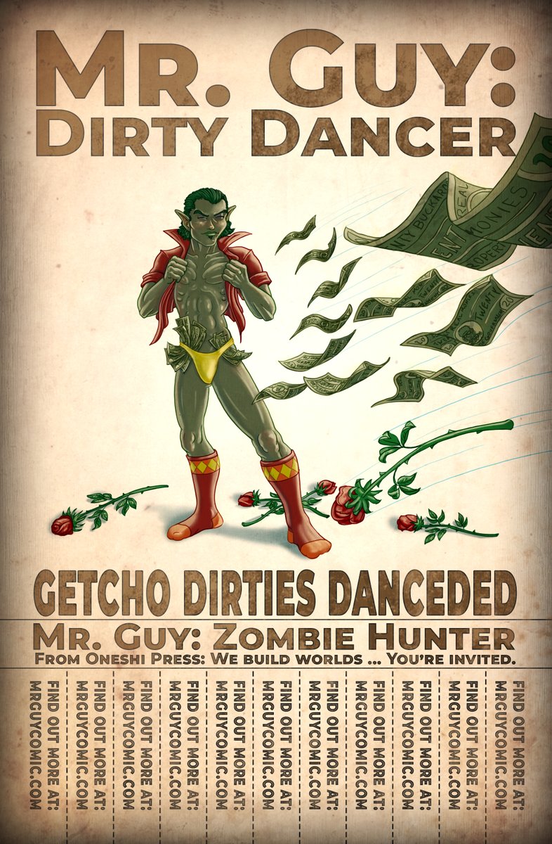 OneshiPress's tweet photo. Before he became a #zombiehunter, Mr. Guy was a renowned freelance #dirtydancer. Just look at those…SOCKS!
Now he hunts zombies, of course. Find out more on @kickstarter! https://t.co/V4gkPQOIEc
Art by @JayelDraco https://t.co/GdnfMfrqsT