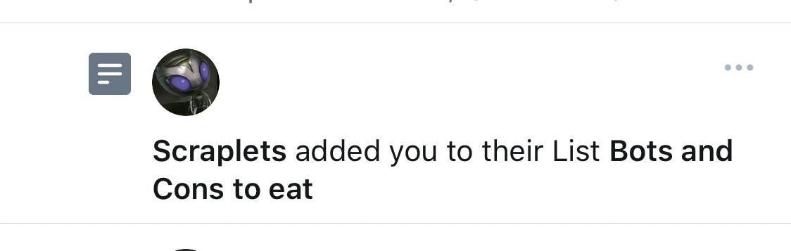 He promptly activated his phase shifter.

No scraplets will be eating him today ! Nope !