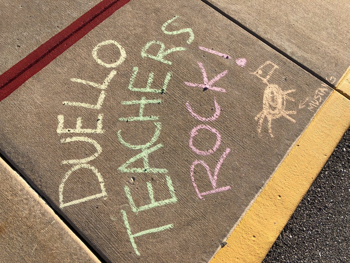 MrsBarnes5thGr's tweet photo. What a great way to start the day @duello_elem! Thanks Duello Family! #DuelloStrong #WhateverItTakes https://t.co/qeo4pYJmbA