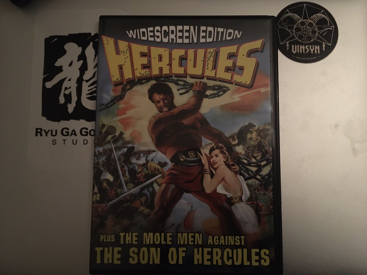 Krycek_Facility's tweet photo. ‘If you want something visual that’s not too abysmal, we could take in an old Steve Reeves movie’. Tonight’s film: Pietro Francisci’s HERCULES (1958). #peplum #pepla #swordandsandal #stevereeves #eurocult https://t.co/Z9mztPNxJq