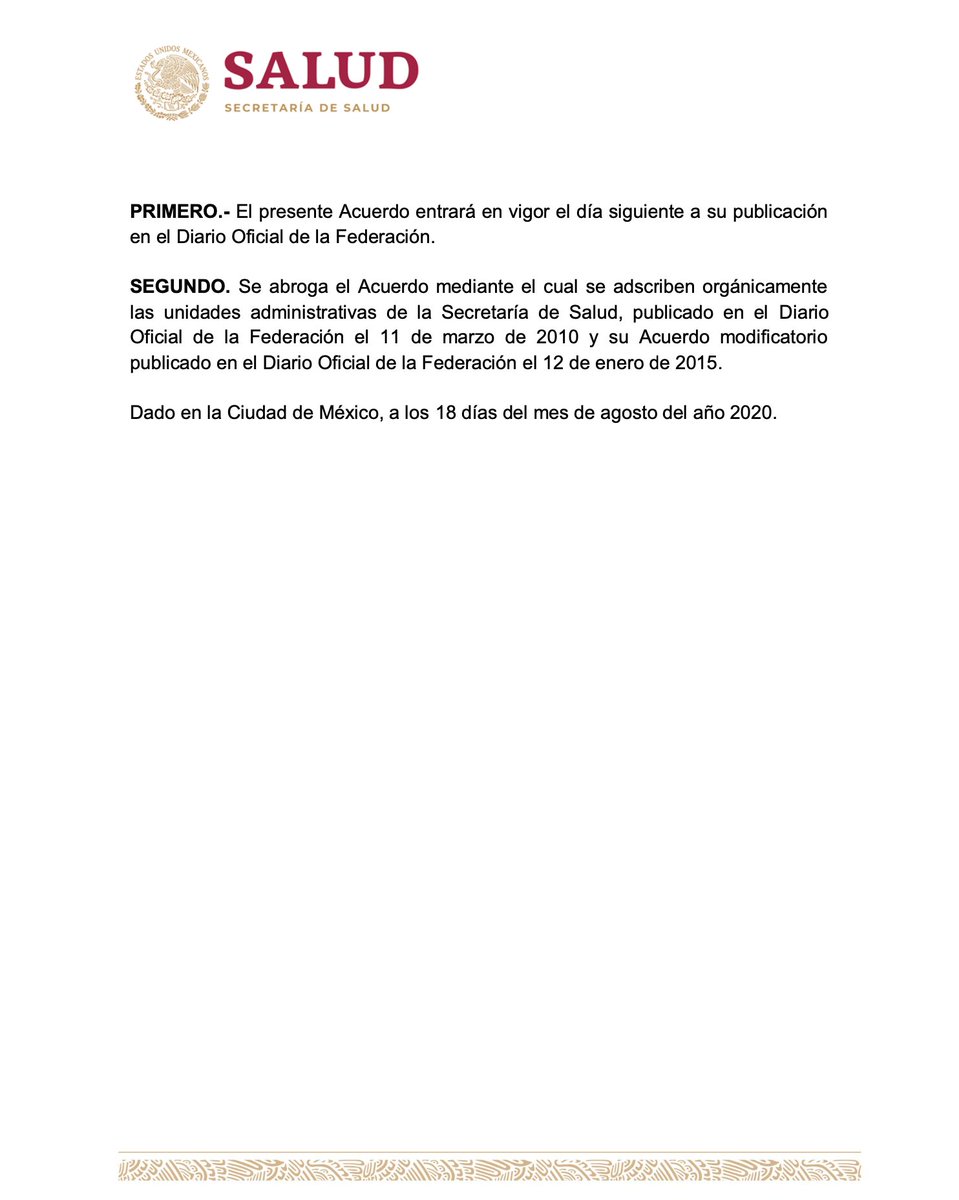StratCons's tweet photo. ÚLTIMA HORA:
@COFEPRIS pasa a reportar a @HLGatell, quien amarra super-subsecretaría con 13 oficinas. https://t.co/o4ElcLy2fW