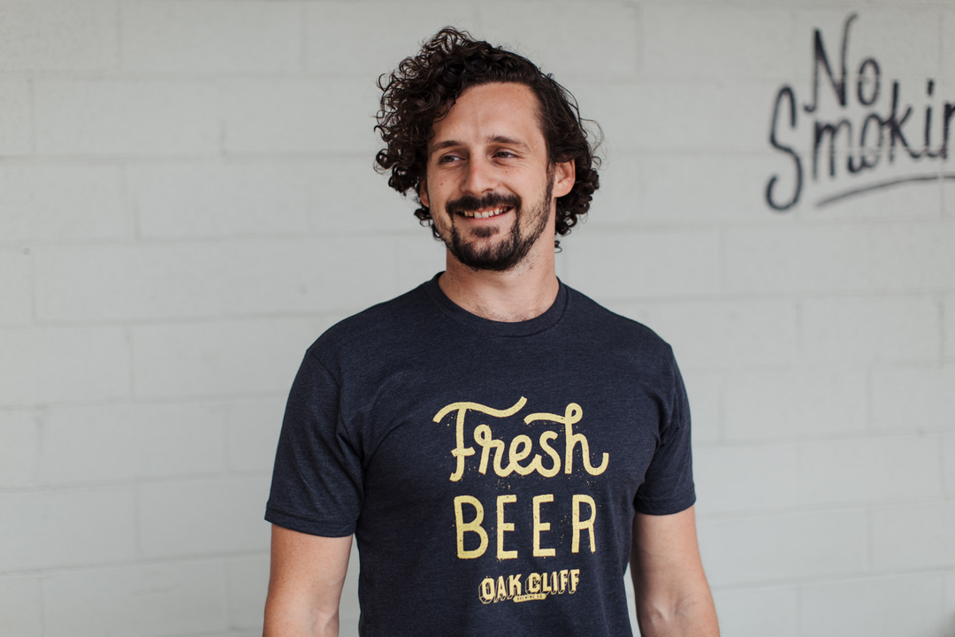 oakcliffbrewing's tweet photo. No Smoking but we got Fresh Beer. Pick up the fresh new tee when you stop by the taproom or biergarten. https://t.co/bwLTbs6pj4