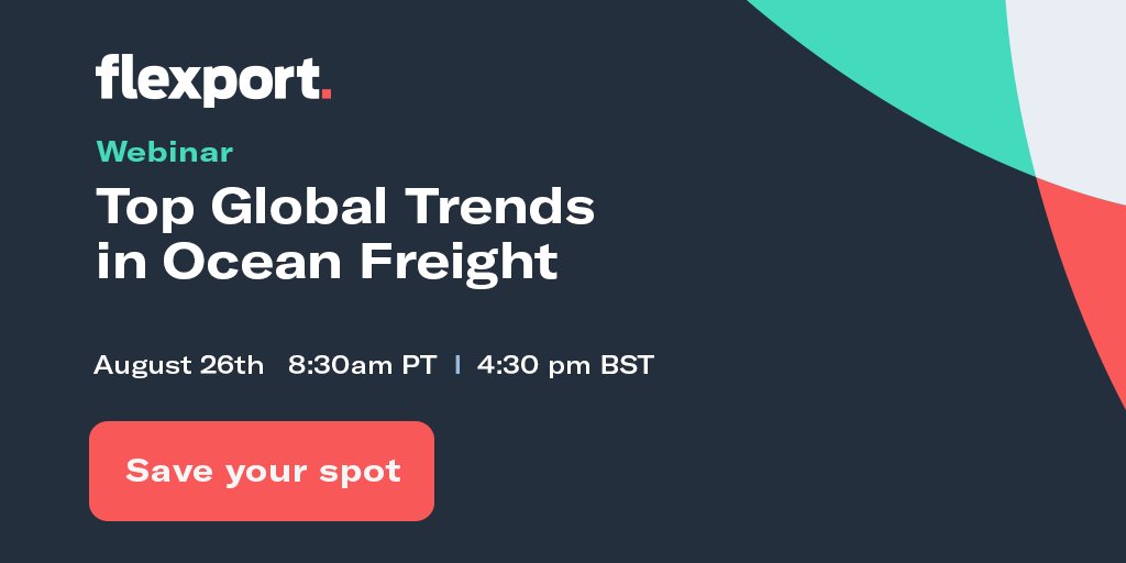 flexport's tweet photo. With reliability and rates sliding in opposite directions, we’ll take an urgent look at major Ocean trends and how you can best respond. #oceanrates #shipping https://t.co/4K5IBc3P1V https://t.co/w5jXKsjth6
